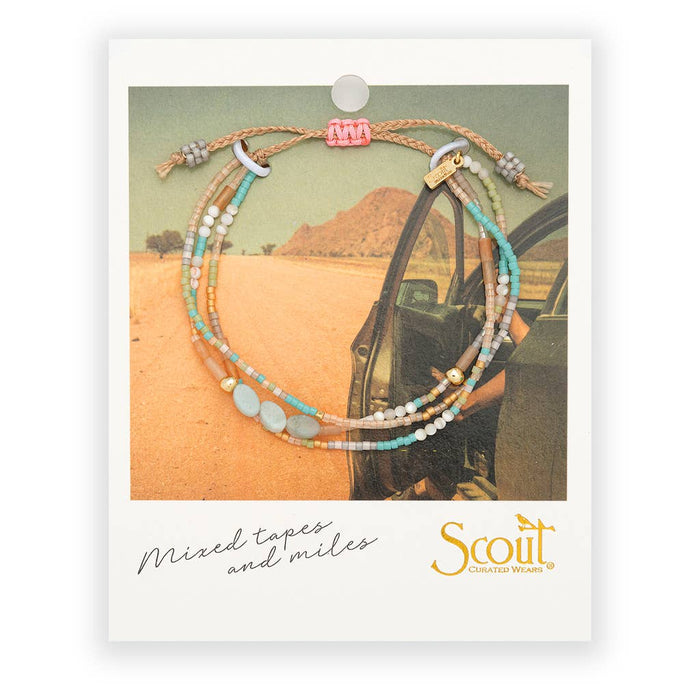 Scout Mixed Media Bracelet - Courage/Amazonite
