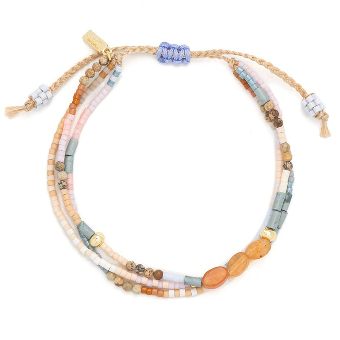 Scout Mixed Media Bracelet - Inspiration/Red Aventurine