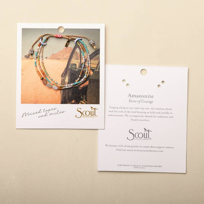 Scout Mixed Media Bracelet - Inspiration/Red Aventurine