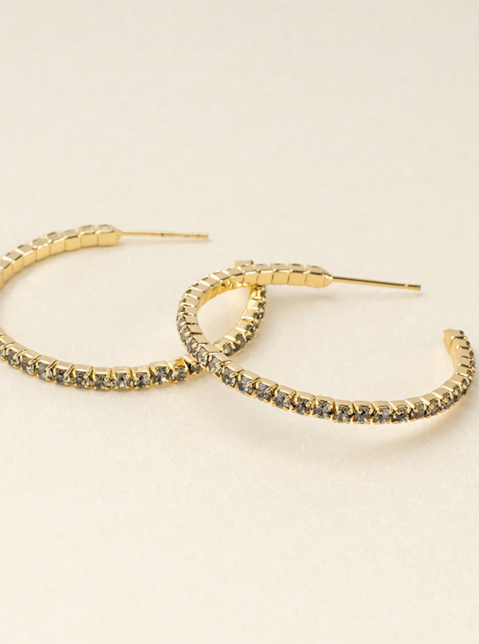 Scout Sparkle & Shine Small Rhinestone Hoop Earrings