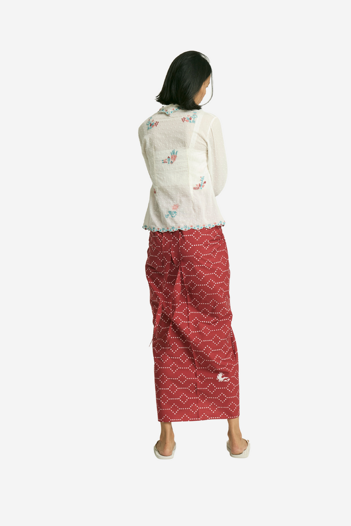 "Sejauh Mata Memandang X Dian Sastrowardoyo" "Tumbuh" - Embroidered Kebaya Kutu Baru