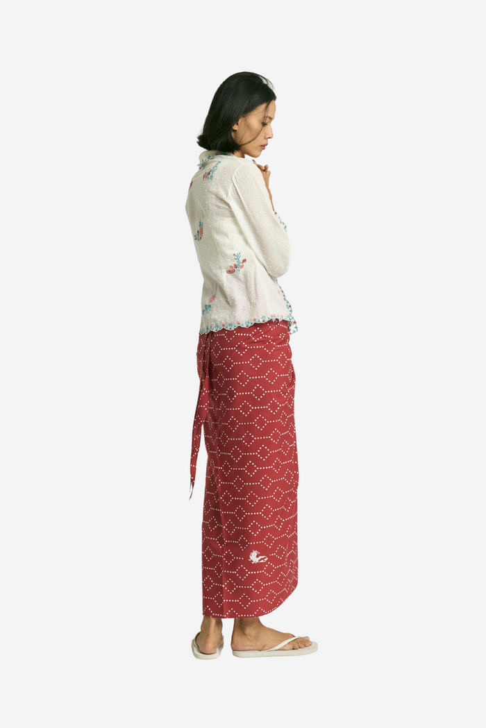 "Sejauh Mata Memandang X Dian Sastrowardoyo" "Tumbuh" - Embroidered Kebaya Kutu Baru
