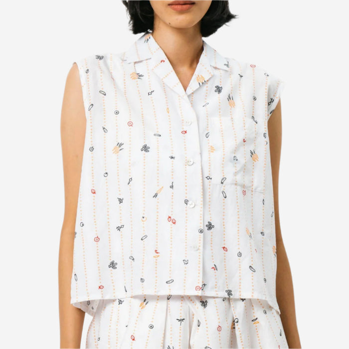 "Sejauh Mata Memandang X Dian Sastrowardoyo " "Tumbuh" - Padma Sleveless Shirt