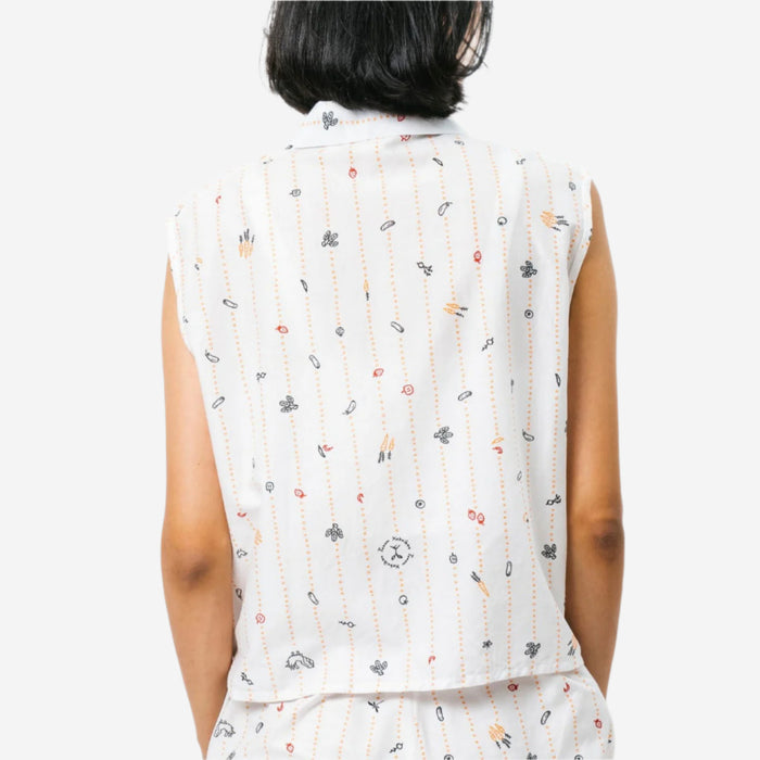 "Sejauh Mata Memandang X Dian Sastrowardoyo " "Tumbuh" - Padma Sleveless Shirt