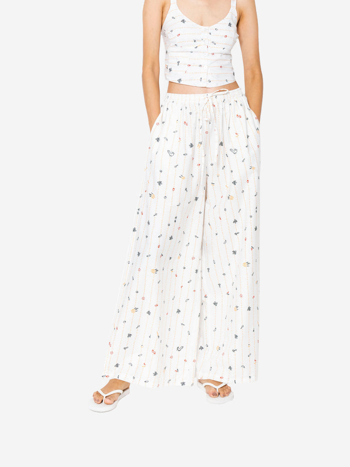 "Sejauh Mata Memandang X Dian Sastrowardoyo" "Tumbuh" - Woman's Tilem Pajama Pants