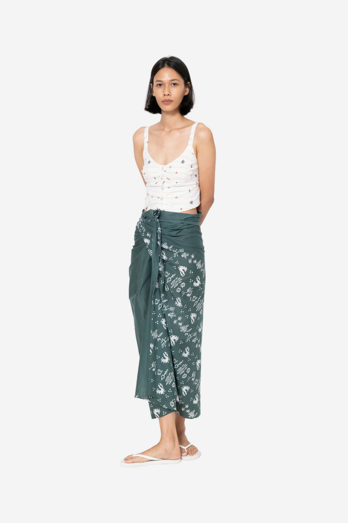 "Sejauh Mata Memandang X Dian Sastrowardoyo" "Tumbuh" - Wrap Skirt