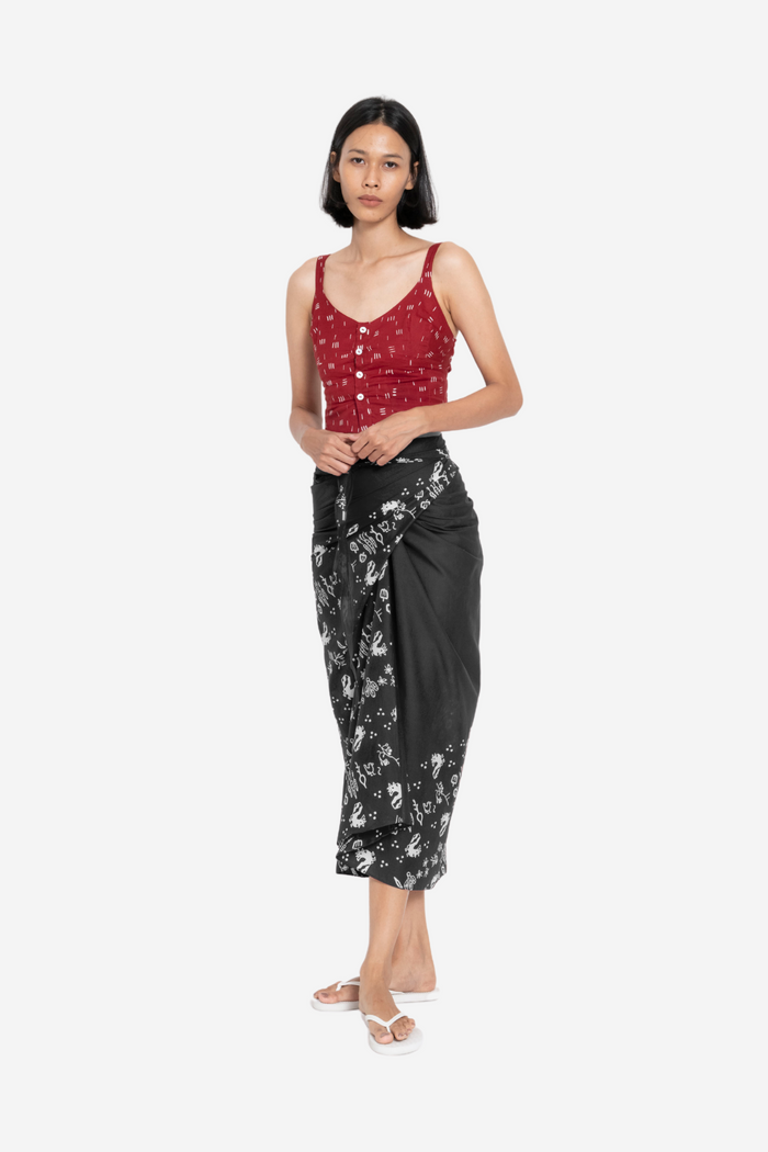 "Sejauh Mata Memandang X Dian Sastrowardoyo" "Tumbuh" - Wrap Skirt