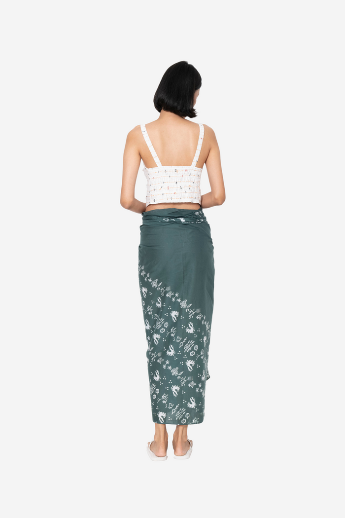 "Sejauh Mata Memandang X Dian Sastrowardoyo" "Tumbuh" - Wrap Skirt