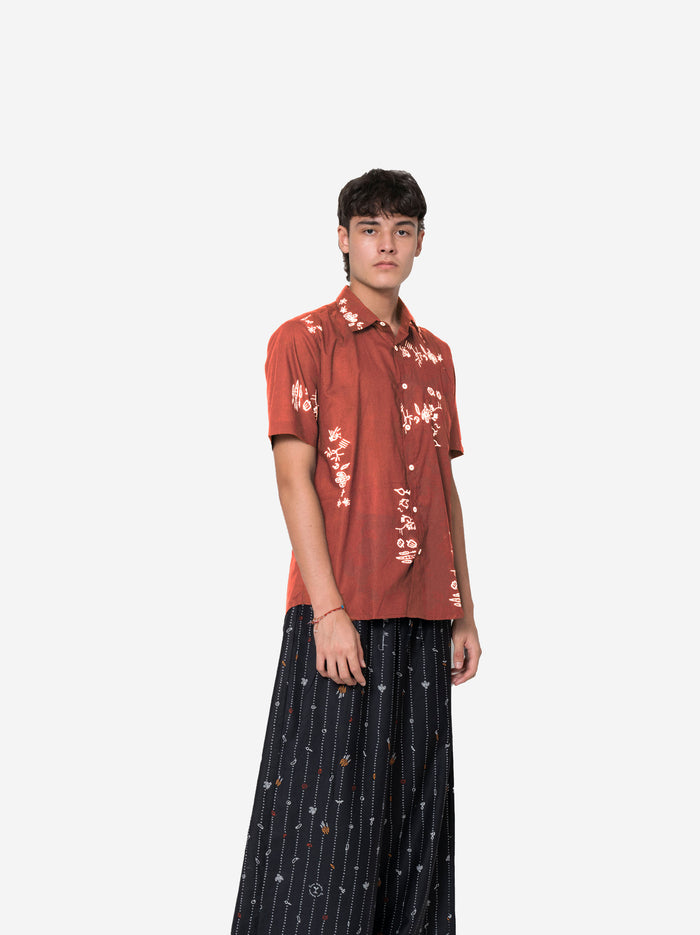 "Sejauh Mata Memandang X Dian Sastrowardoyo" "Tumbuh" Acak - Short Sleeve Shirt