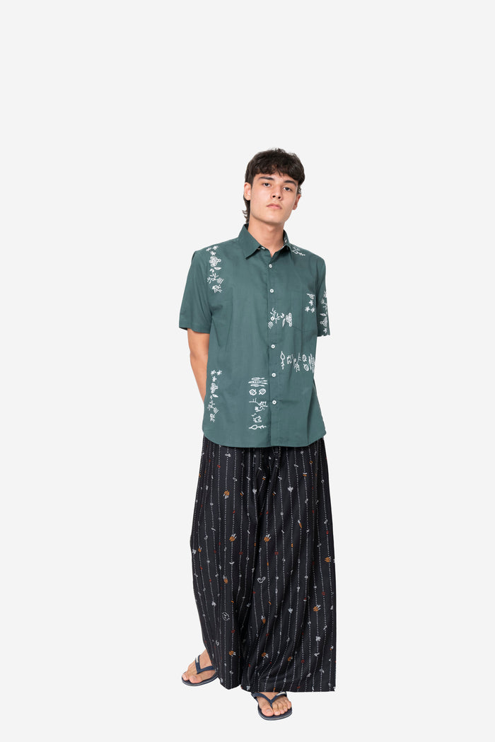 "Sejauh Mata Memandang X Dian Sastrowardoyo" "Tumbuh" Acak - Short Sleeve Shirt