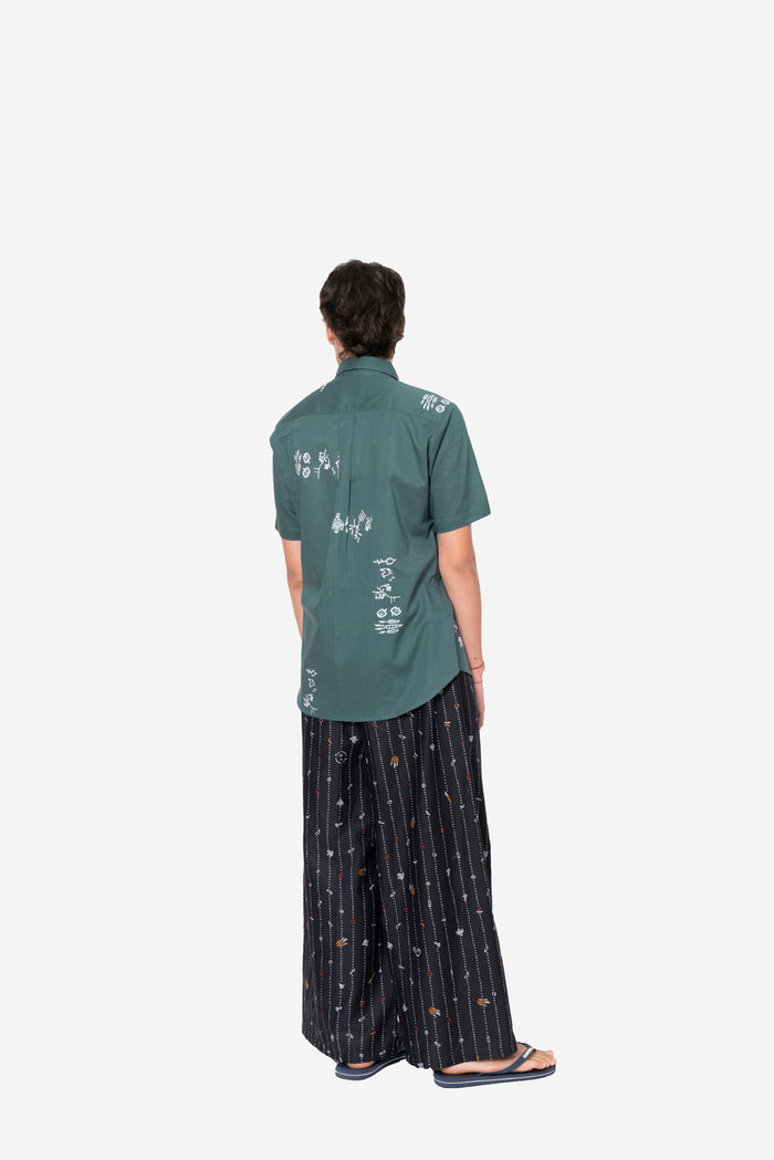 "Sejauh Mata Memandang X Dian Sastrowardoyo" "Tumbuh" Acak - Short Sleeve Shirt