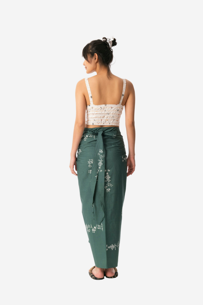 "Sejauh Mata Memandang X Dian Sastrowardoyo" "Tumbuh" Acak - Wrap Skirt