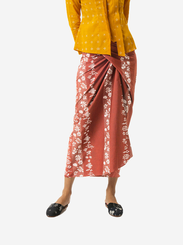 "Sejauh Mata Memandang X Dian Sastrowardoyo" "Tumbuh" Jeda - Wrap Skirt