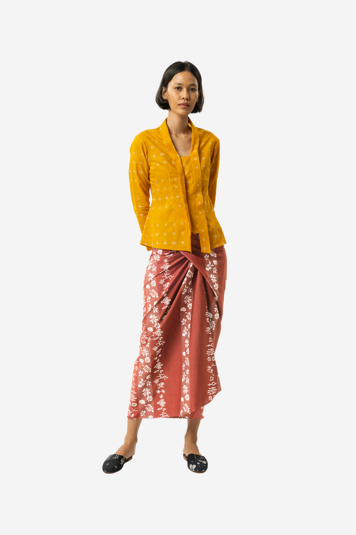 "Sejauh Mata Memandang X Dian Sastrowardoyo" "Tumbuh" Jeda - Wrap Skirt