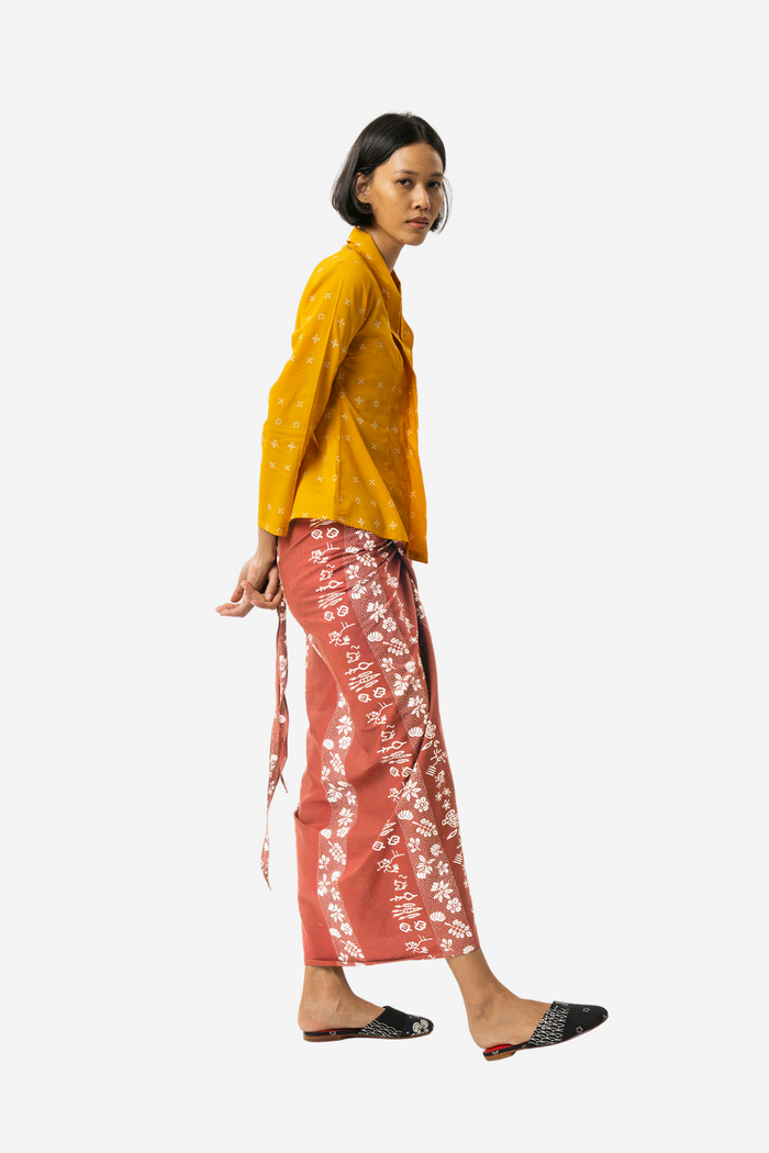 "Sejauh Mata Memandang X Dian Sastrowardoyo" "Tumbuh" Jeda - Wrap Skirt