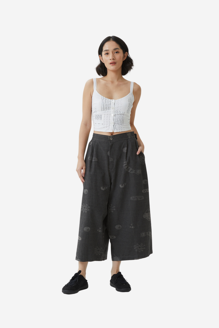 "Sejauh Mata Memandang X Eko Nugroho" - Ufo Midi Pants