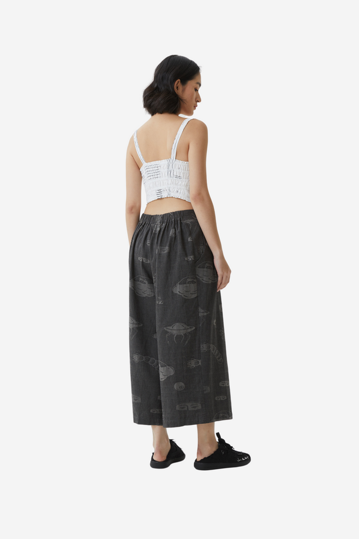 "Sejauh Mata Memandang X Eko Nugroho" - Ufo Midi Pants