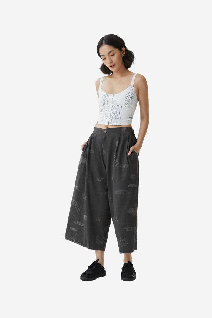 "Sejauh Mata Memandang X Eko Nugroho" - Ufo Midi Pants