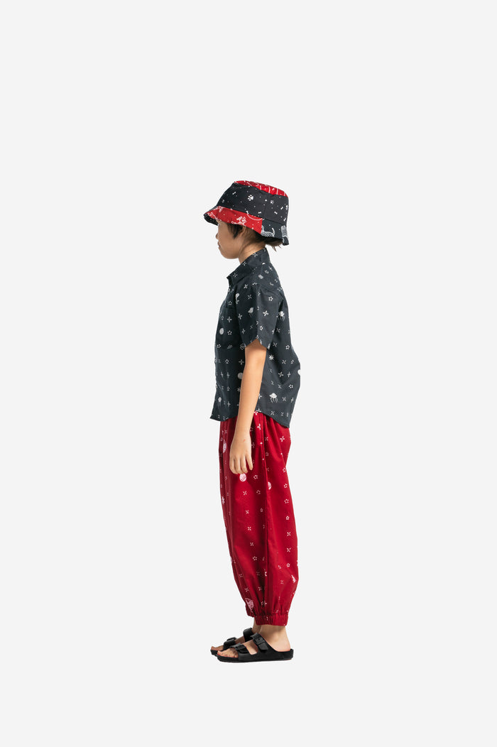 ”Sejauh Mata Memandang X Eko Nugroho” Kids Short Sleeve Shirt