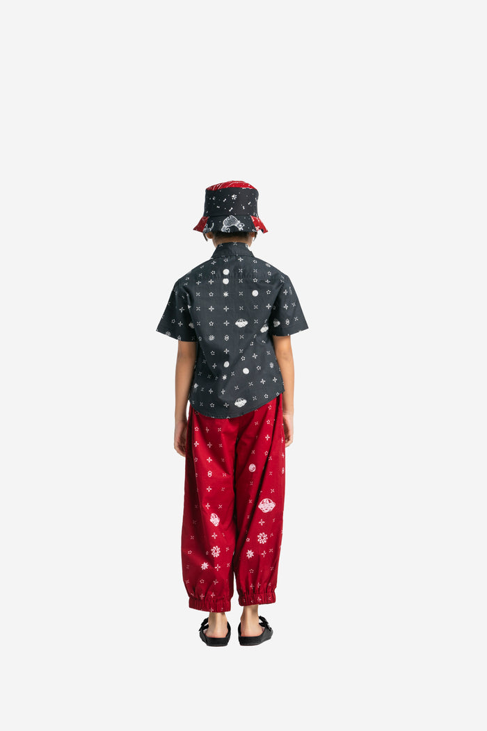 ”Sejauh Mata Memandang X Eko Nugroho” Kids Short Sleeve Shirt