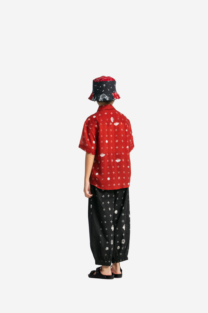 ”Sejauh Mata Memandang X Eko Nugroho” Kids Short Sleeve Shirt