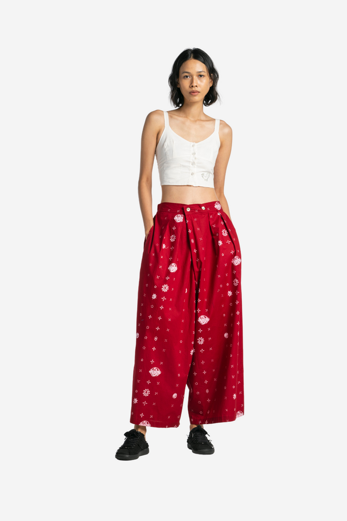 ”Sejauh Mata Memandang X Eko Nugroho” Two Buttons Maxi Pants