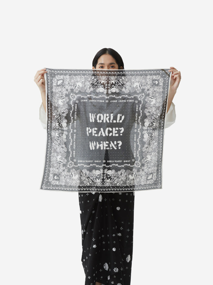 ”Sejauh Mata Memandang X Eko Nugroho” "World Peace" - Bandana