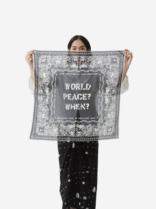 ”Sejauh Mata Memandang X Eko Nugroho” "World Peace" - Bandana