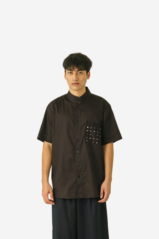 "Sejauh Mata Memandang X Tulus" - “Monokrom” - Betawi Short Sleeve Shirt