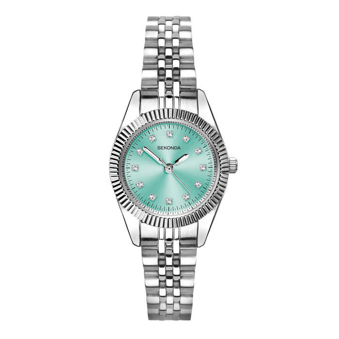 Sekonda Womens Francis Blue Dial Stainless Steel Bracelet 26mm Watch