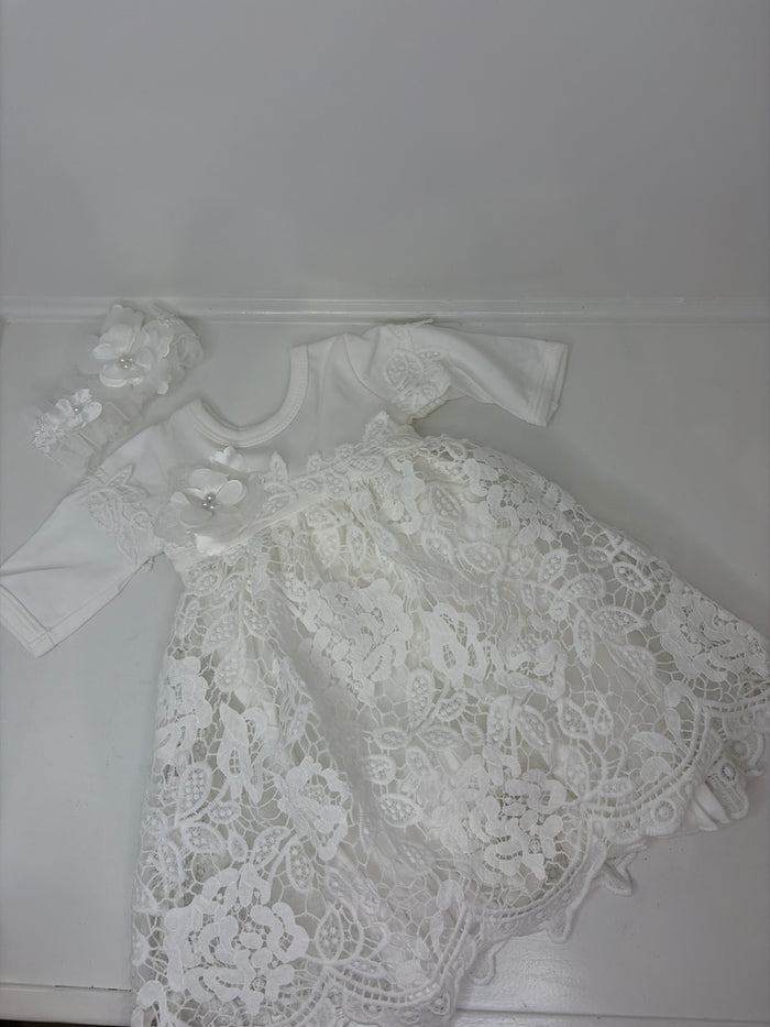 Seraphina Lace Romper Dress