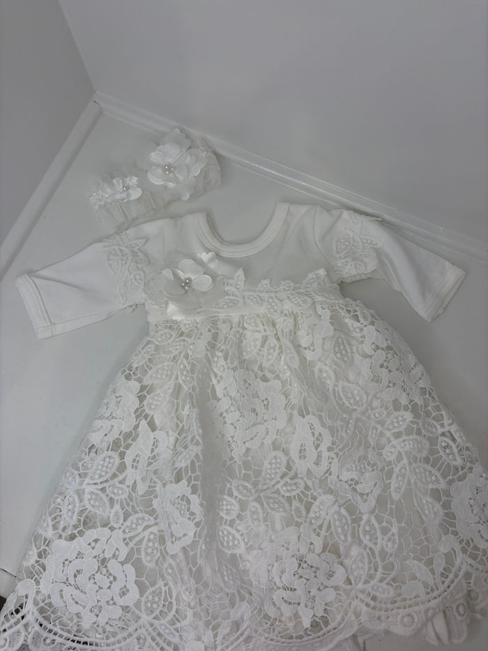 Seraphina Lace Romper Dress
