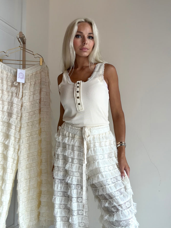 Sienna Lace Henley Top