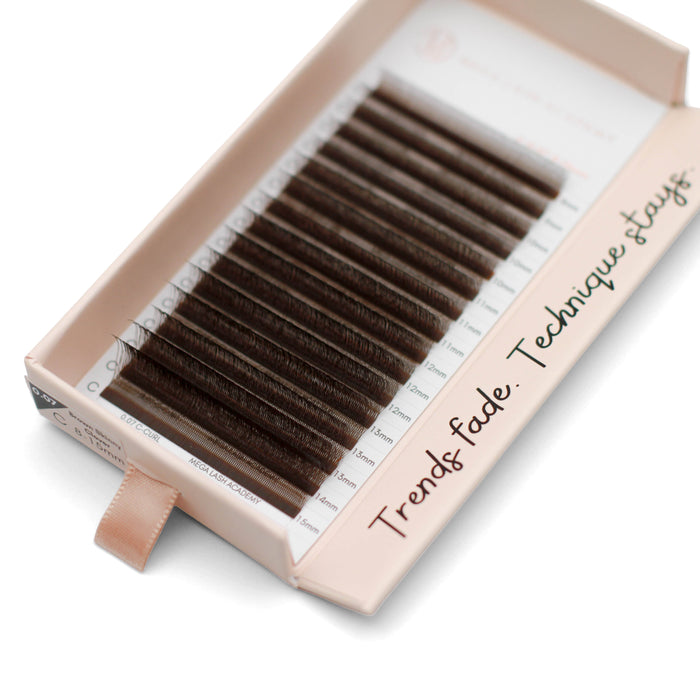 Skinny Clover Lashes - Brown