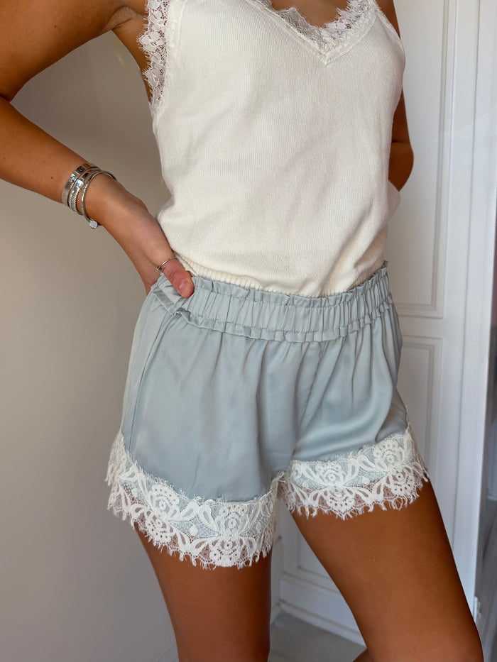 Skylar Lace Trim Shorts