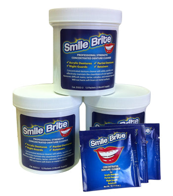 Smile Brite ® Professional Strength Denture Cleaner -