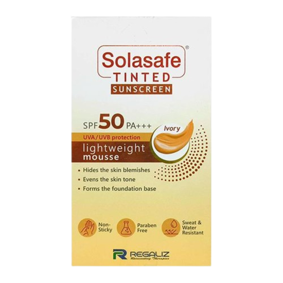 Solasafe Tinted Ivory Sunscreen SPF 50 40gm