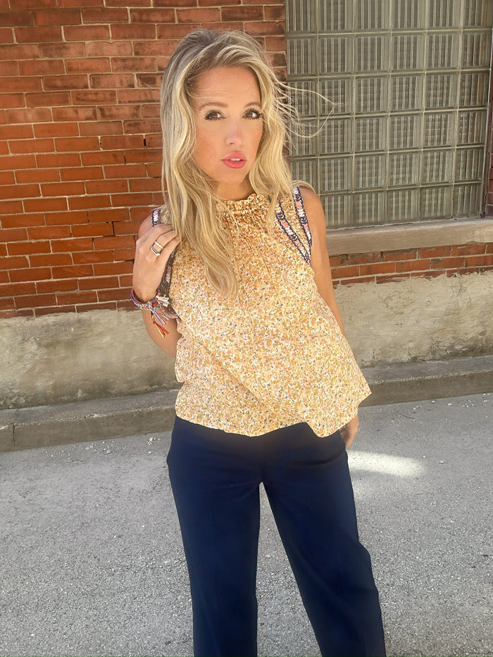 SPANXsupersmooth Stretch Twill Cropped Wide Leg Pant