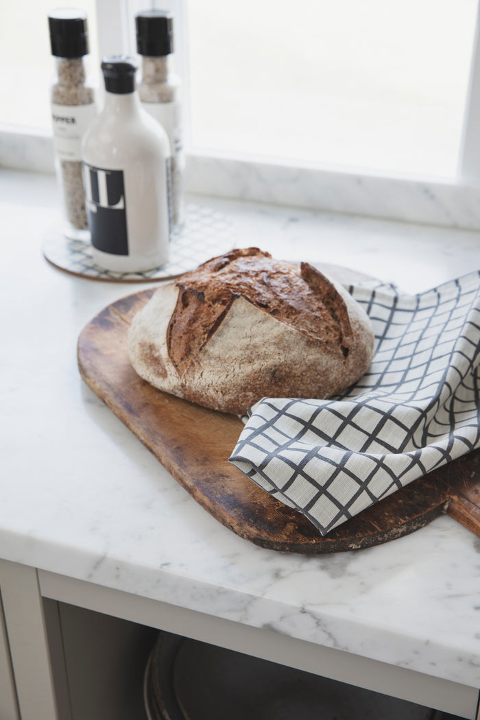 Spira of Sweden Ruta Asphalt Tea Towel