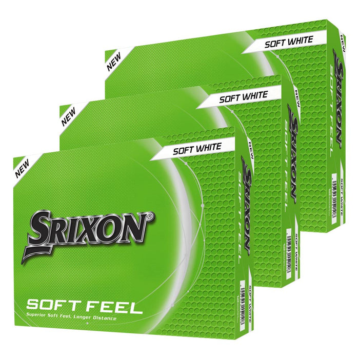 Srixon Soft Feel Golf Balls V14 White (Single) - 3 Dozen