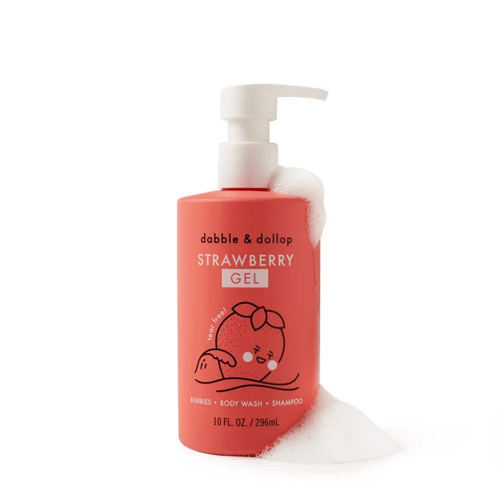 Strawberry Bubble Bath, Body Wash & Shampoo