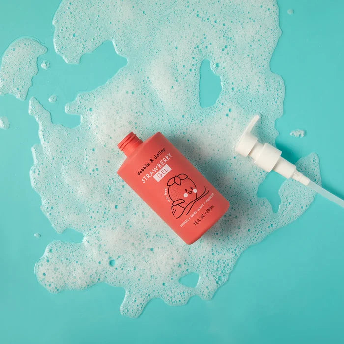Strawberry Bubble Bath, Body Wash & Shampoo