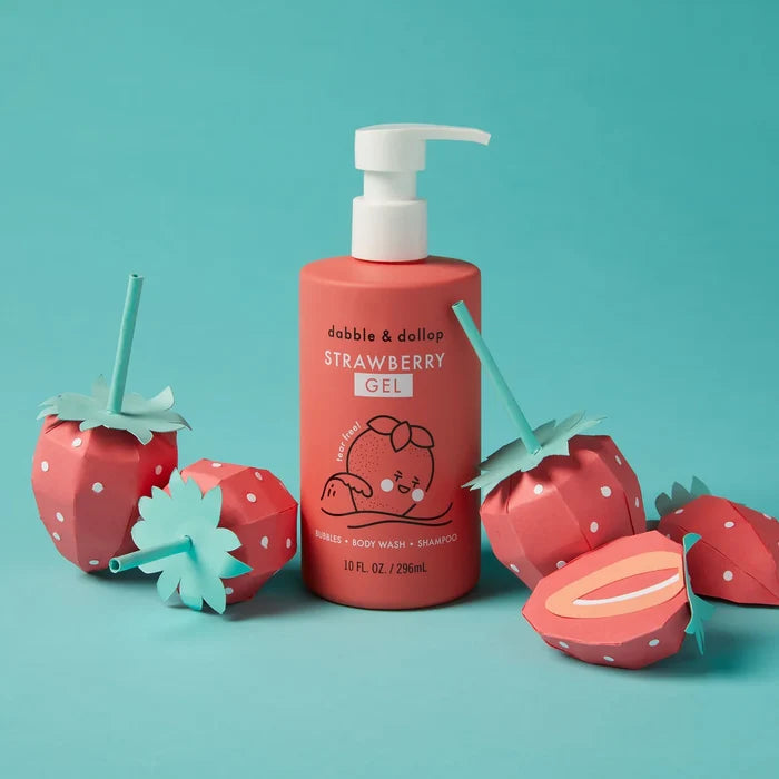 Strawberry Bubble Bath, Body Wash & Shampoo
