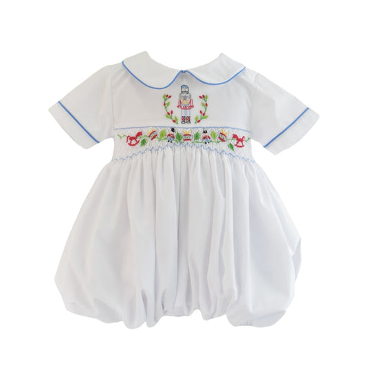 Sugarplum Handsmocked Boy Bubble