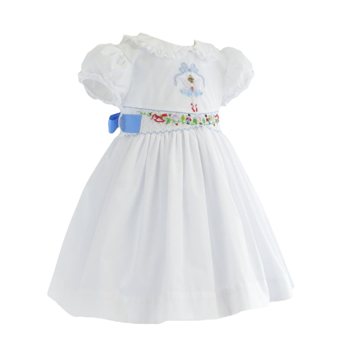 Sugarplum Handsmocked Girl Dress