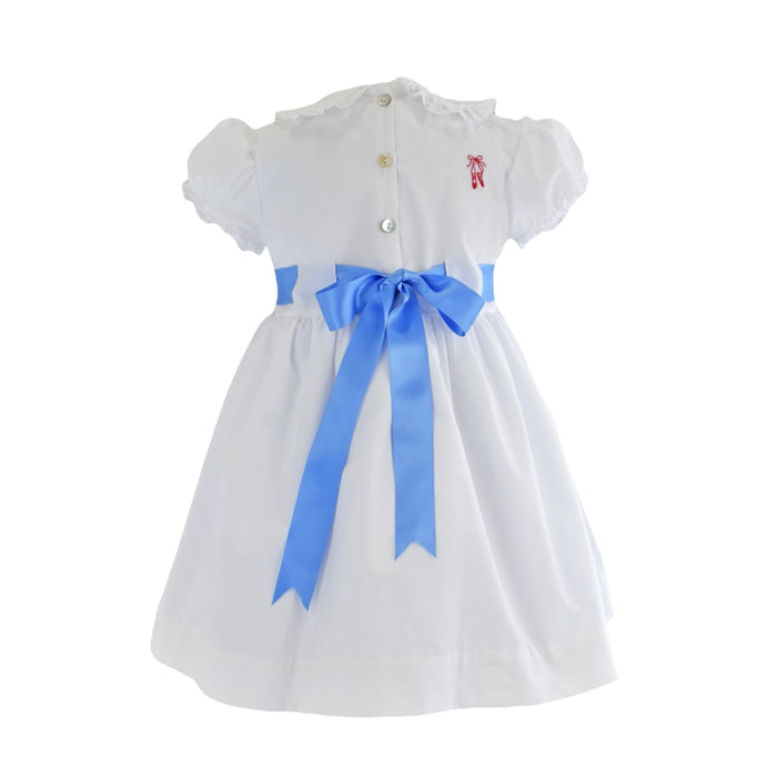 Sugarplum Handsmocked Girl Dress