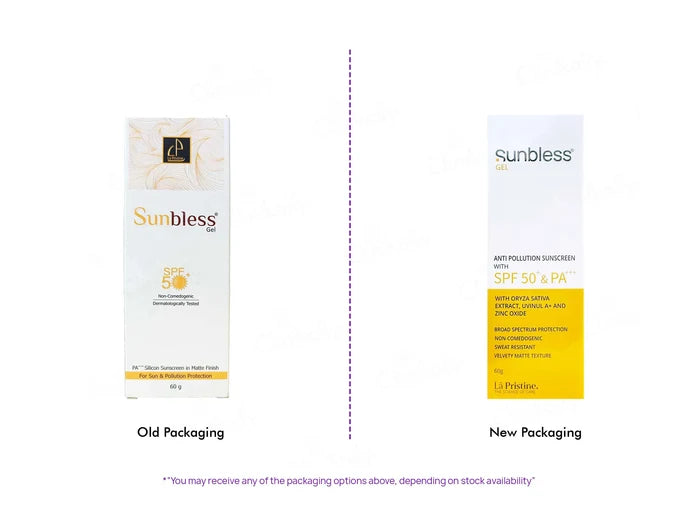 Sunbless Anti Pollution Sunscreen Gel SPF 50+, 60gm