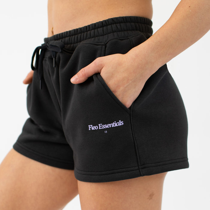 Sunday Funday Sweatshort - Soft Black