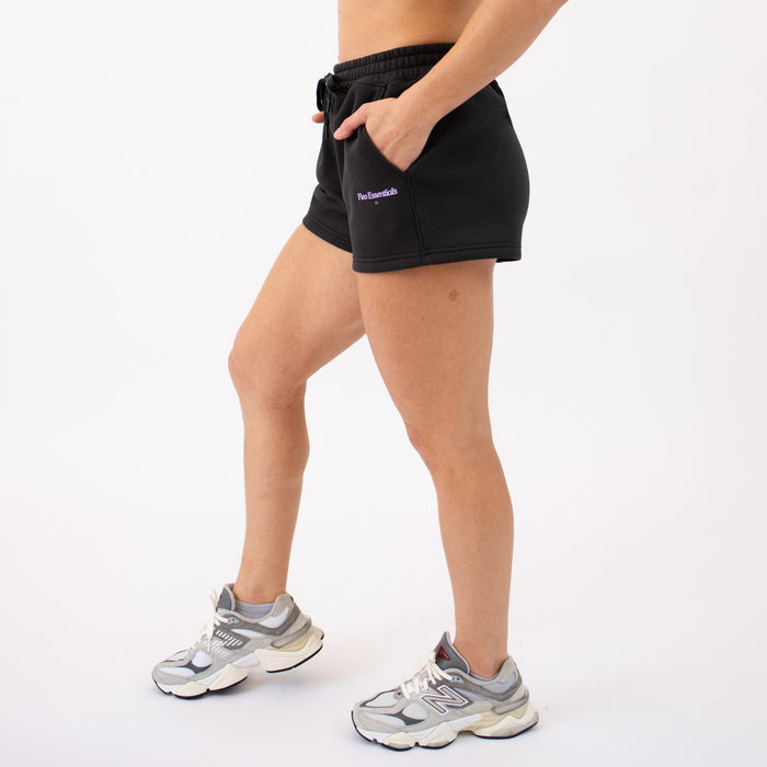 Sunday Funday Sweatshort - Soft Black