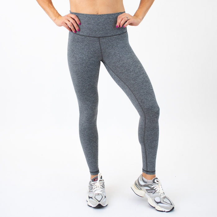 Heather Asphalt High Rise Workout Leggings